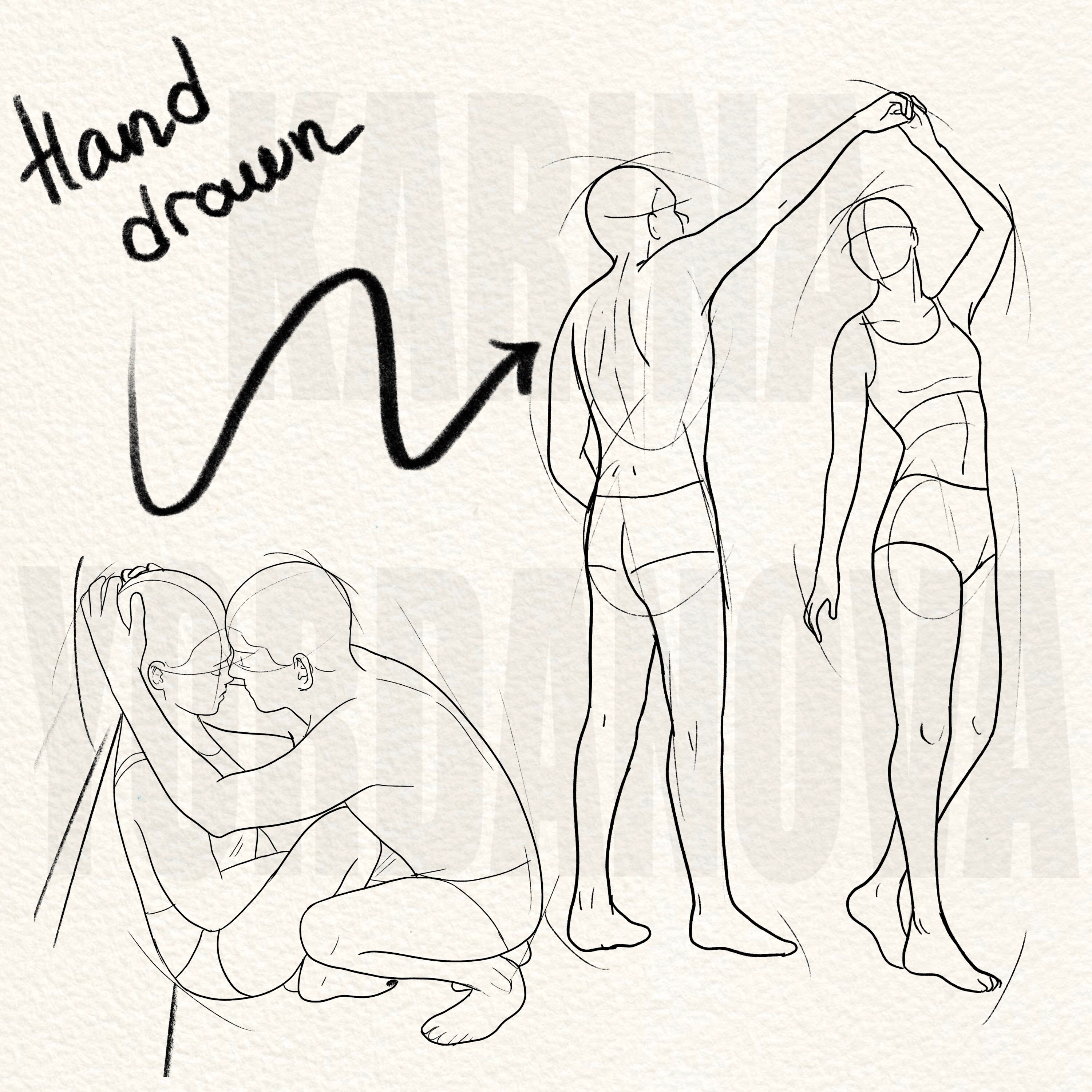 Free Romantic Body Poses for Procreate - LIBRIUM in 2023  Drawing reference  poses, Couple poses drawing, Female drawing poses