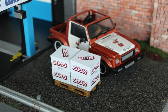 1/24 1/25 BBS Wheels Boxes A5 Papercraft for Diorama - Etsy
