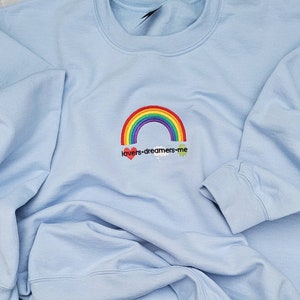 Lovers + Dreamers + Me | embroidered unisex sweatshirt