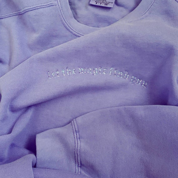 Be MAGICal embroidered unisex sweatshirt | Etsy
