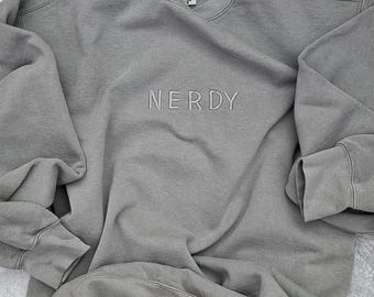 Labeling Myself | personalized embroidered unisex sweatshirt - color options