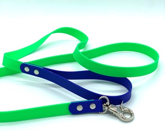 2 Color Biothane Leashes - 3/4 inch width