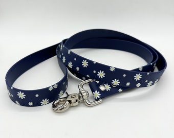 Printed Flowers Biothane Leash (1 inch)