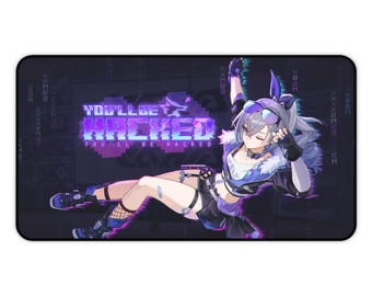 Alfombrilla de escritorio Silver Wolf - Personaje de Honkai Star Rail, alfombrilla de escritorio para juegos, alfombrilla de ratón, regalo para jugadores, accesorios de escritorio de anime