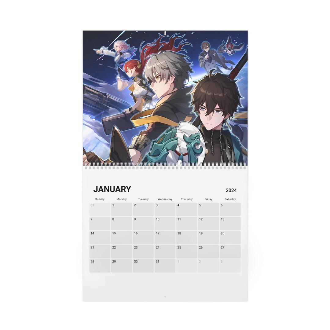 Honkai Star Rail Calendar 2024 Etsy