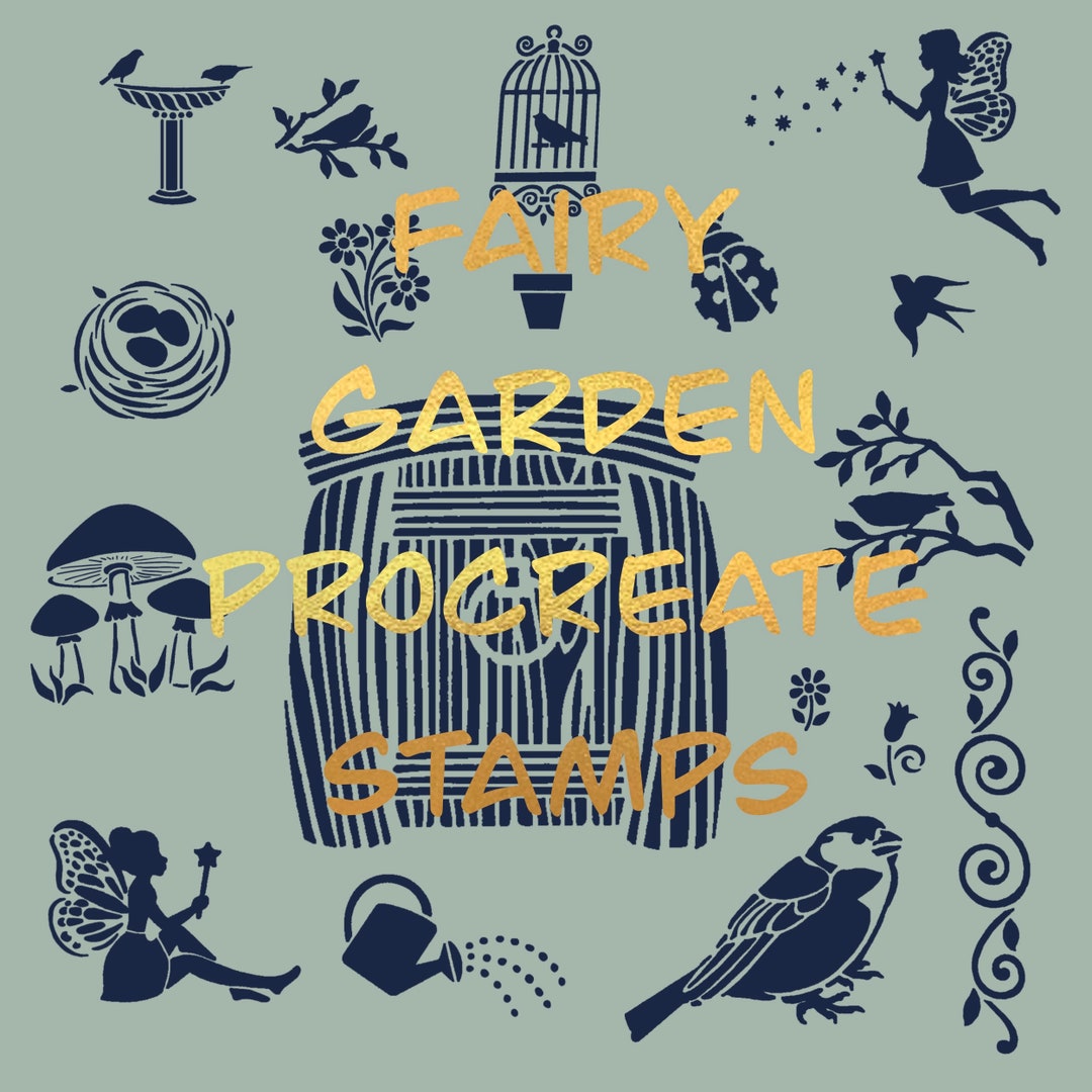 Procreate Stamps - Garden Fairy Themed Fairy Brush for Procreate, Fairy ...