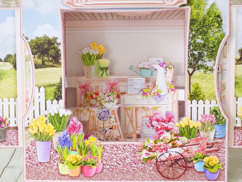 Flower Birthday Card, Happy Birthday Cards Women, 3D image 6