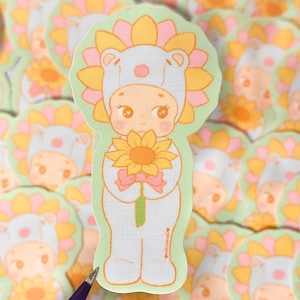 Sunflower Sonny Angel - Waterproof Sticker ~ Illustrations by Alex Martinez Art