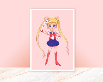 Sailor Moon Fan Art Etsy