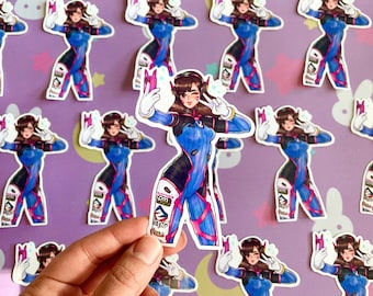 Overwatch: D.va Gun Charm ( Meka, Bunny, Charm, Keychain, Bag Clip