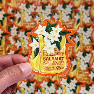 Thank You - Waterproof Sticker ~ Illustrations by Alex Martinez Art
