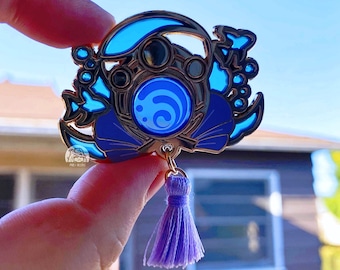 Kokomi Vision | Hard Enamel Pin, Anstecknadel, Buntglas, Resin, Siebdruck