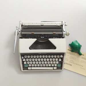 Olympia SM-7 Grey Typewriter - oblation papers & press