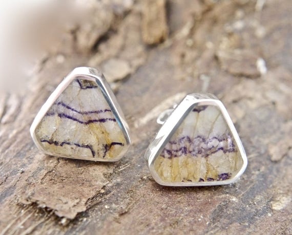 Blue john shop earrings silver