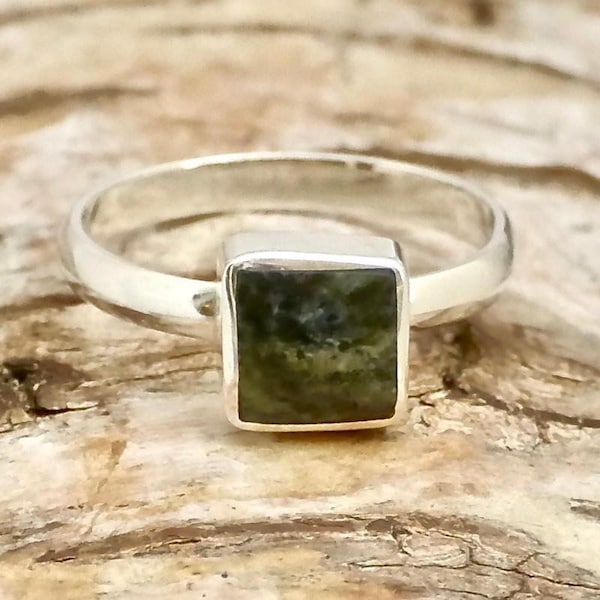 Connemara Marble Ring in Sterling Silver