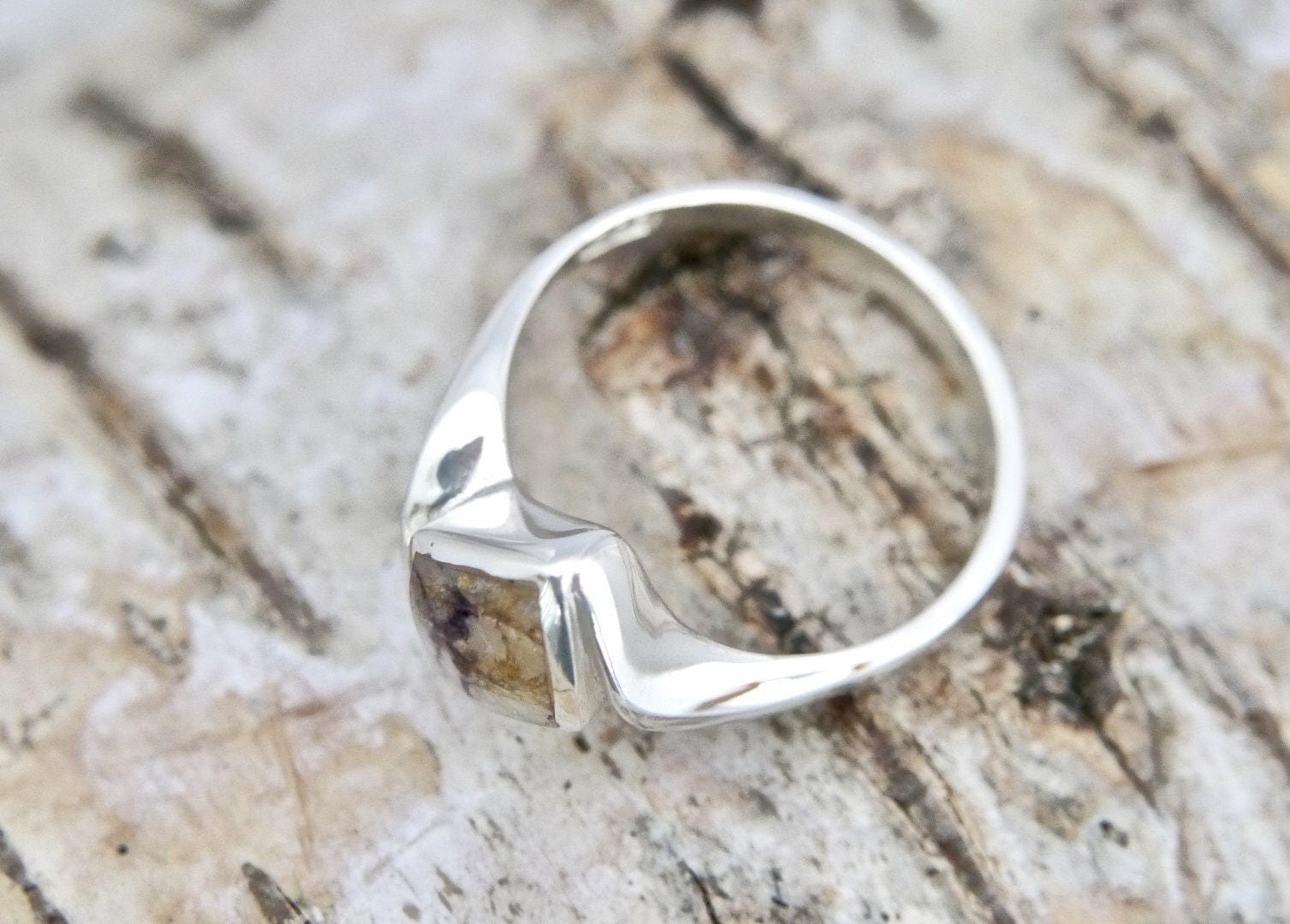 Blue John Ring - Handmade Silver Ring - Etsy