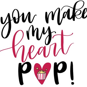 Heart Popcorn Valentine’s Day