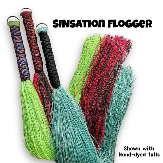 SINsation flogger, Vegan, BDSM, spanking, kink toys, Unique Adult toys,custom