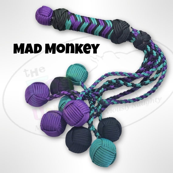 The Mad Monkey - CUSTOM, adult, kink toys, thuddy, spanking, unique floggers