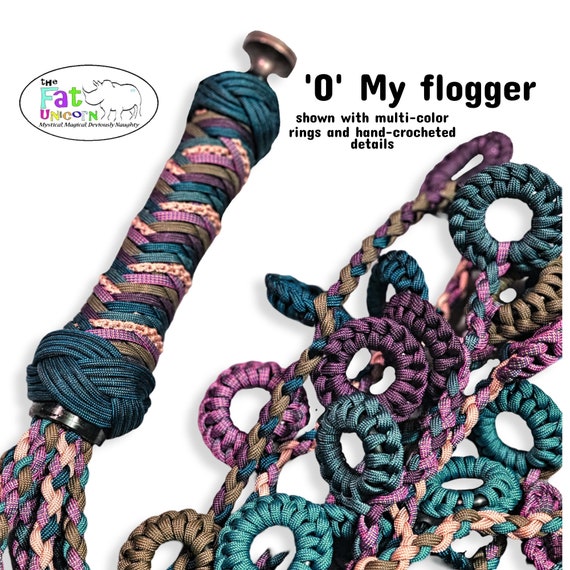 O My- Thuddy flogger. Custom,spanking,vegan,adult,kink toys