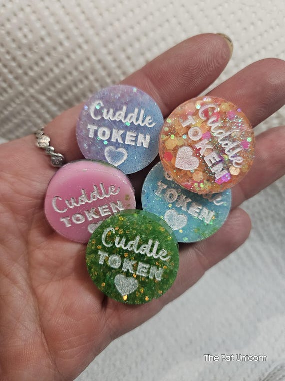 Assorted Resin Cuddle Tokens