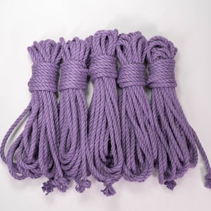 5 Jute Rope Kit – Kinbaku Studio Rope Wax Treated (8 m Each + Free Shorties + Rope Scissors)