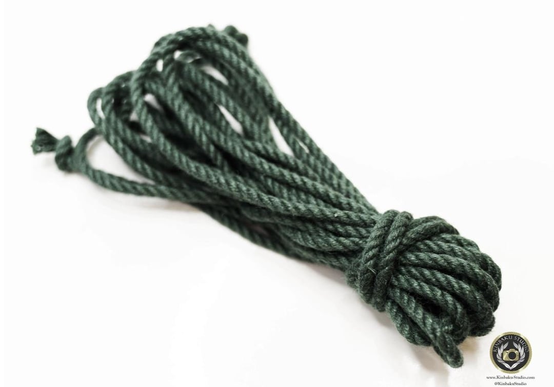 Hunter Green Jute Rope – 8 Meters (≈26.25 Ft), 6 Mm – Premium Bondage ...