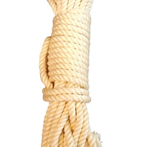 Pastel Yellow Bamboo Silk Rope