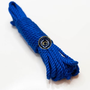 Blue Bamboo Silk Rope