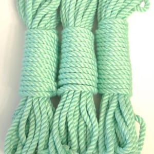 Mint Bamboo Silk Rope