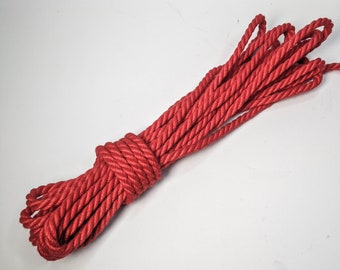 Red POSH Rope – Synthetic Jute Alternative for Rope Bondage (6mm)