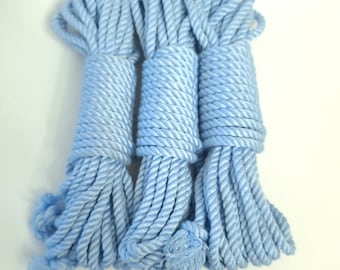 3 Rope Baby Blue Bamboo Silk Bundle