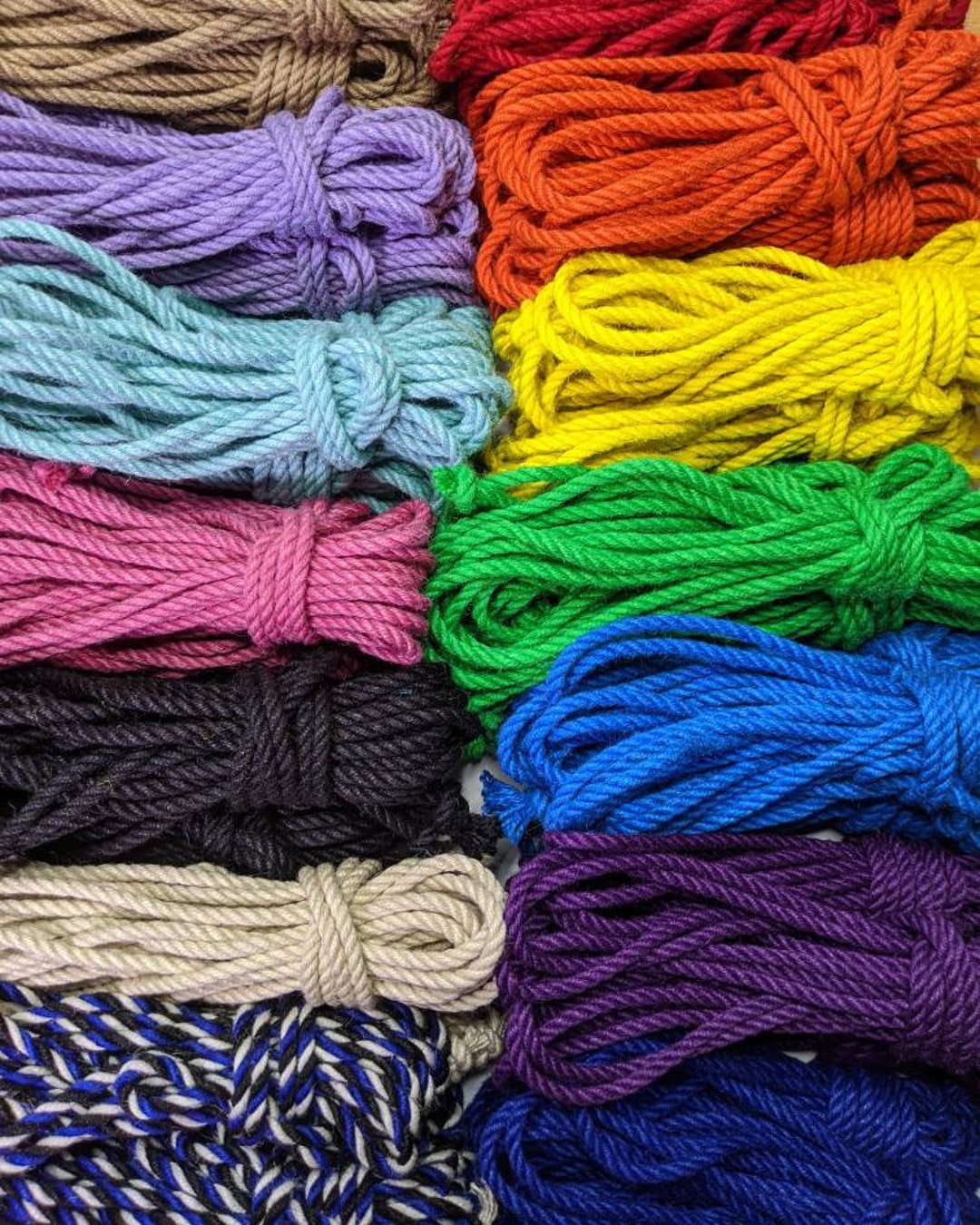 5 Jute Rope Waxed Bundle free Shorties Etsy