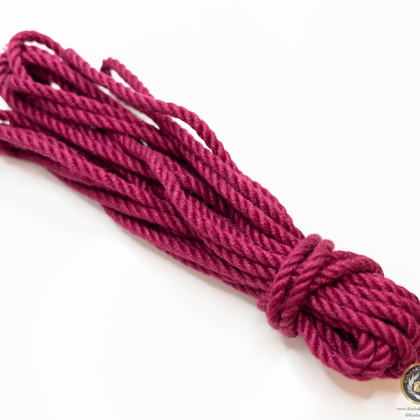 Wine Jute Rope for Bondage