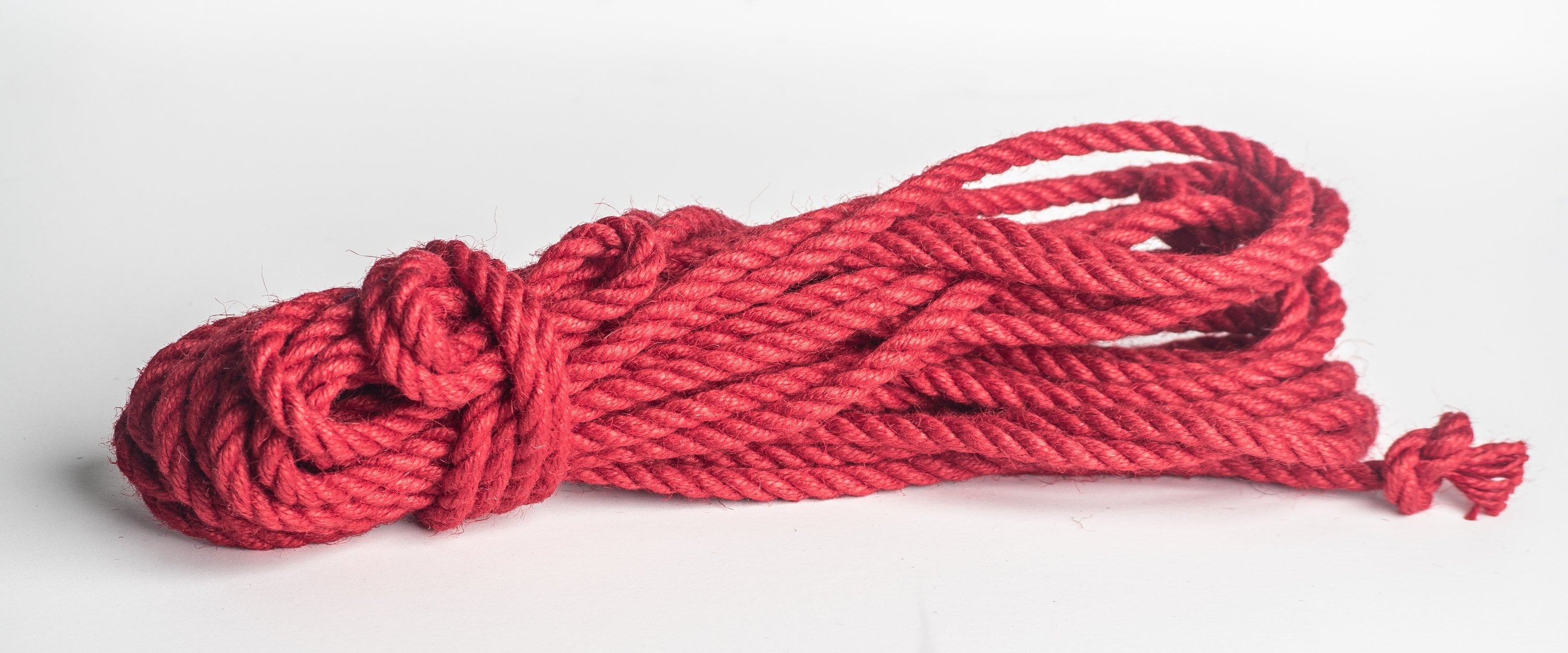 Red Jute Rope for Bondage Etsy