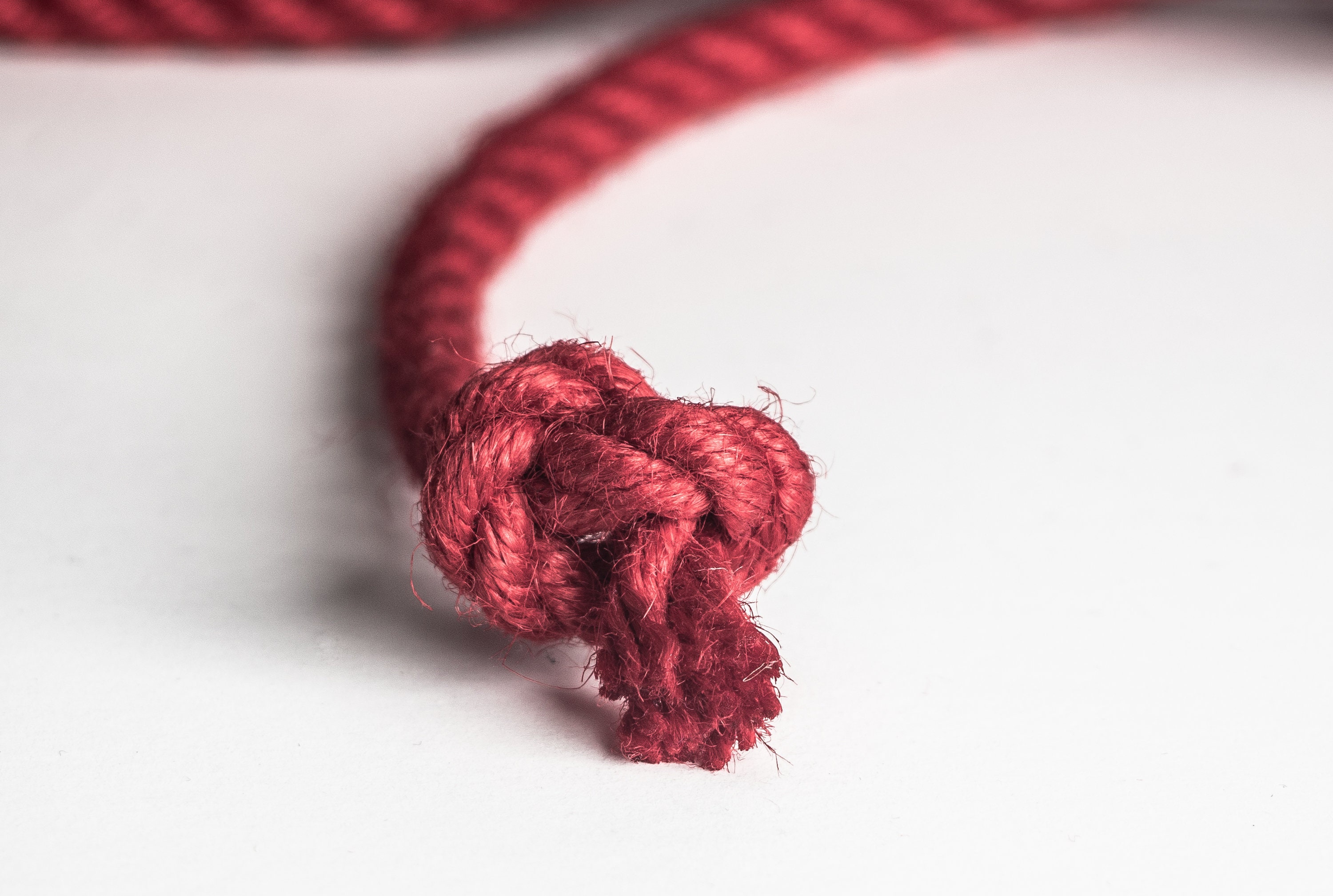 Red Jute Rope for Bondage Etsy