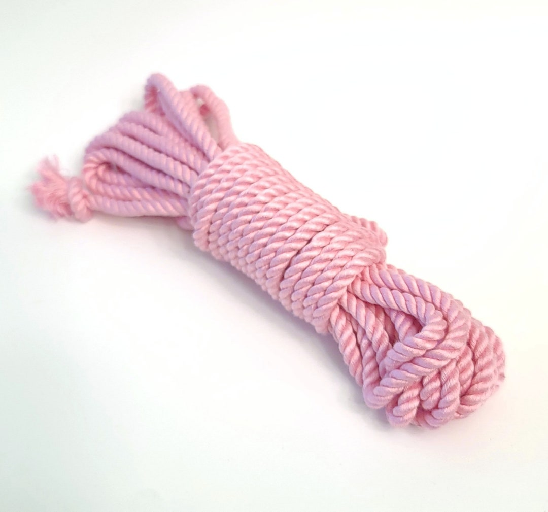 Pastel Pink Bamboo Silk Rope - Etsy