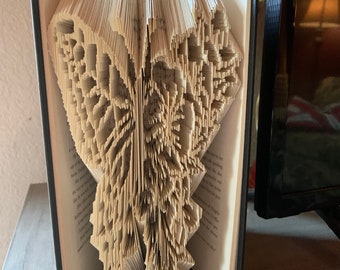 Butterfly Flowers Book Cut and Fold Pattern (PDF)