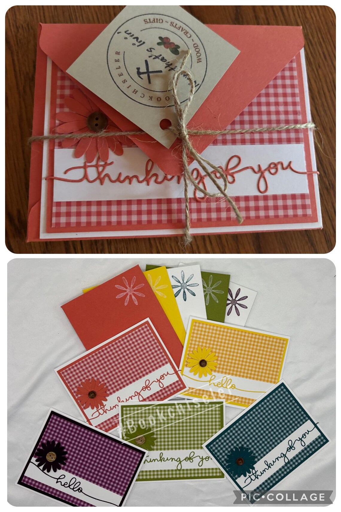 Assorted Set of 5 Note Cards - Etsy
