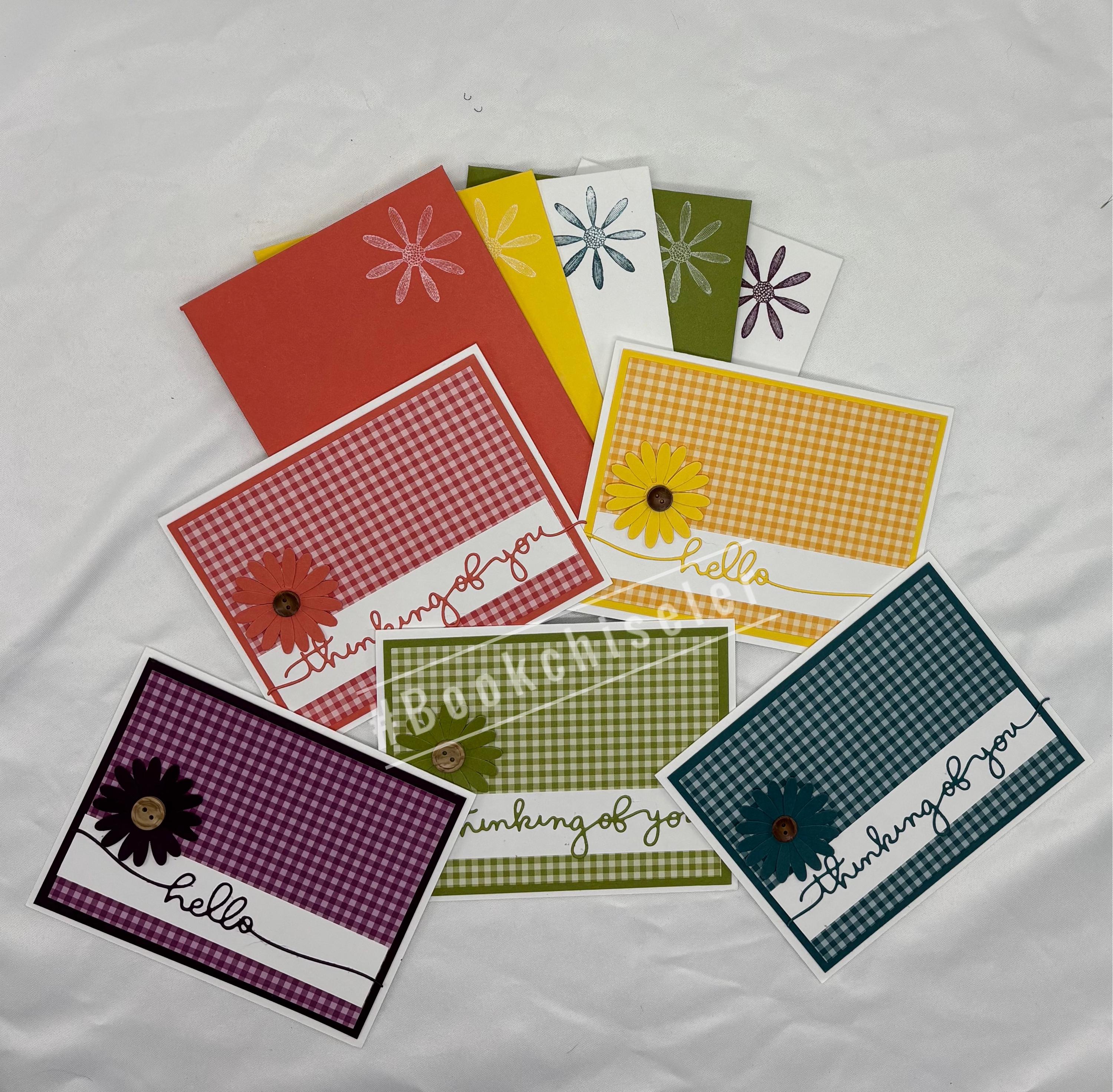 Assorted Set of 5 Note Cards - Etsy