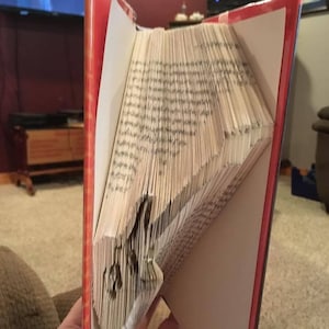 Electric Guitar Cut and Fold Book Pattern