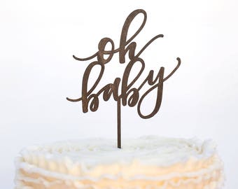 Oh Baby Cake Topper