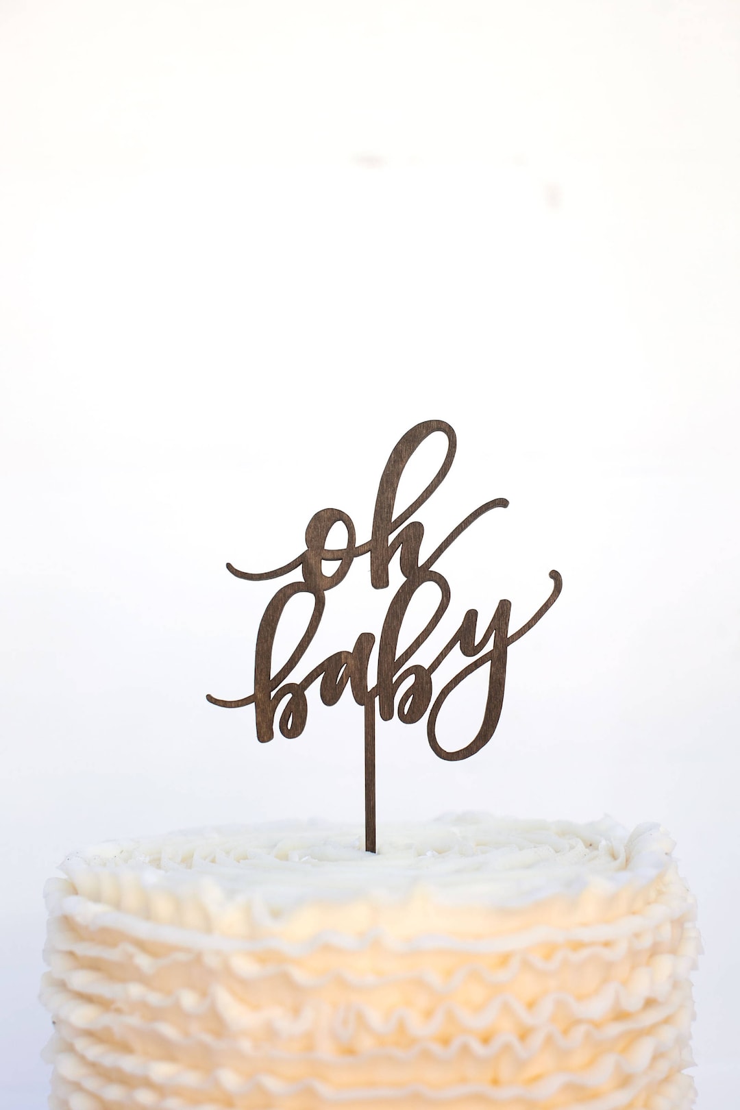 Oh Baby Cake Topper Etsy