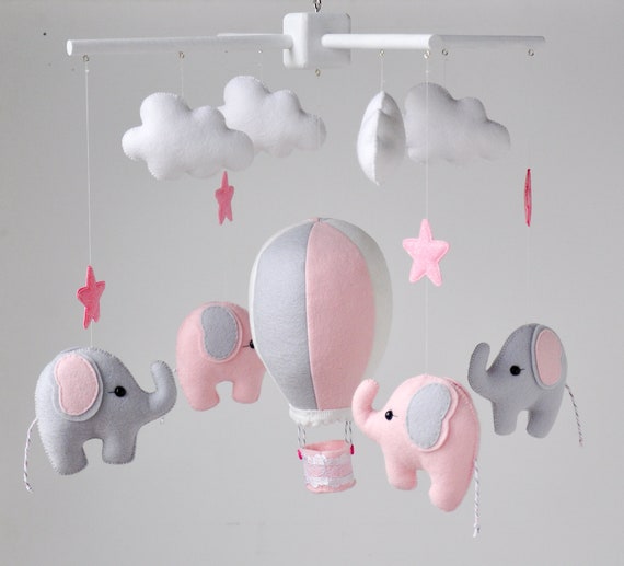 elephant baby mobile