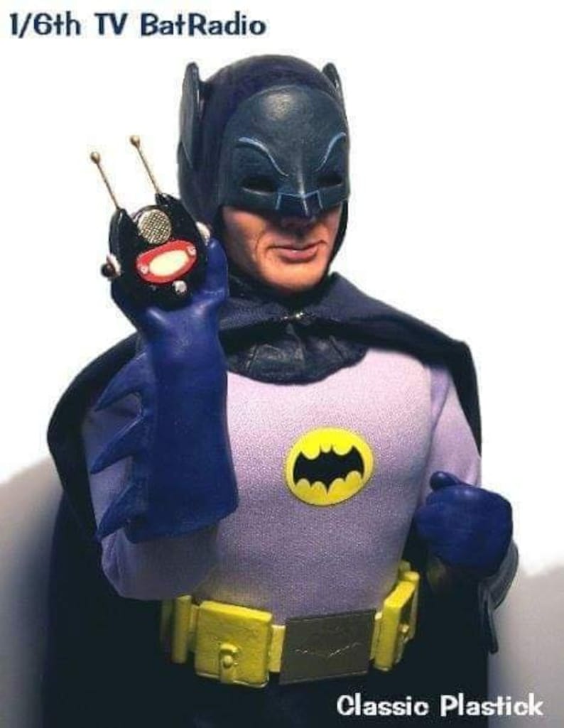 BATMAN RADIO custom Captain Action 1966 Adam West 16 action figure