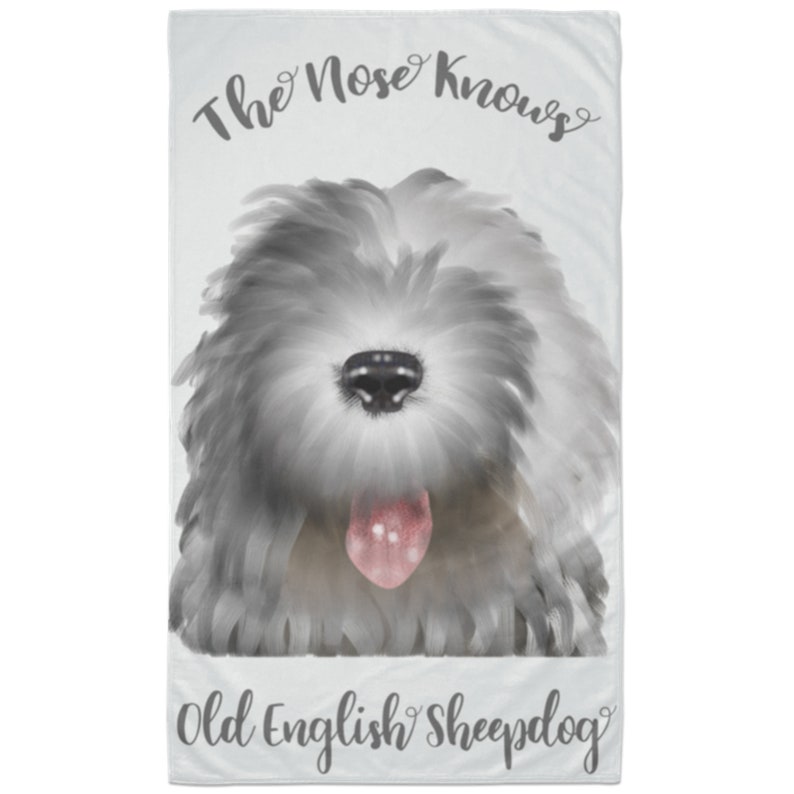 Towels Old English Sheepdog XL Beach Towels XL Pool Towel Etsy