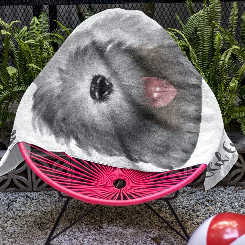 Towels Old English Sheepdog XL Beach Towels XL Pool Towel Etsy