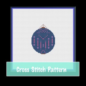 Bi Christmas Ball Cross Stitch Pattern