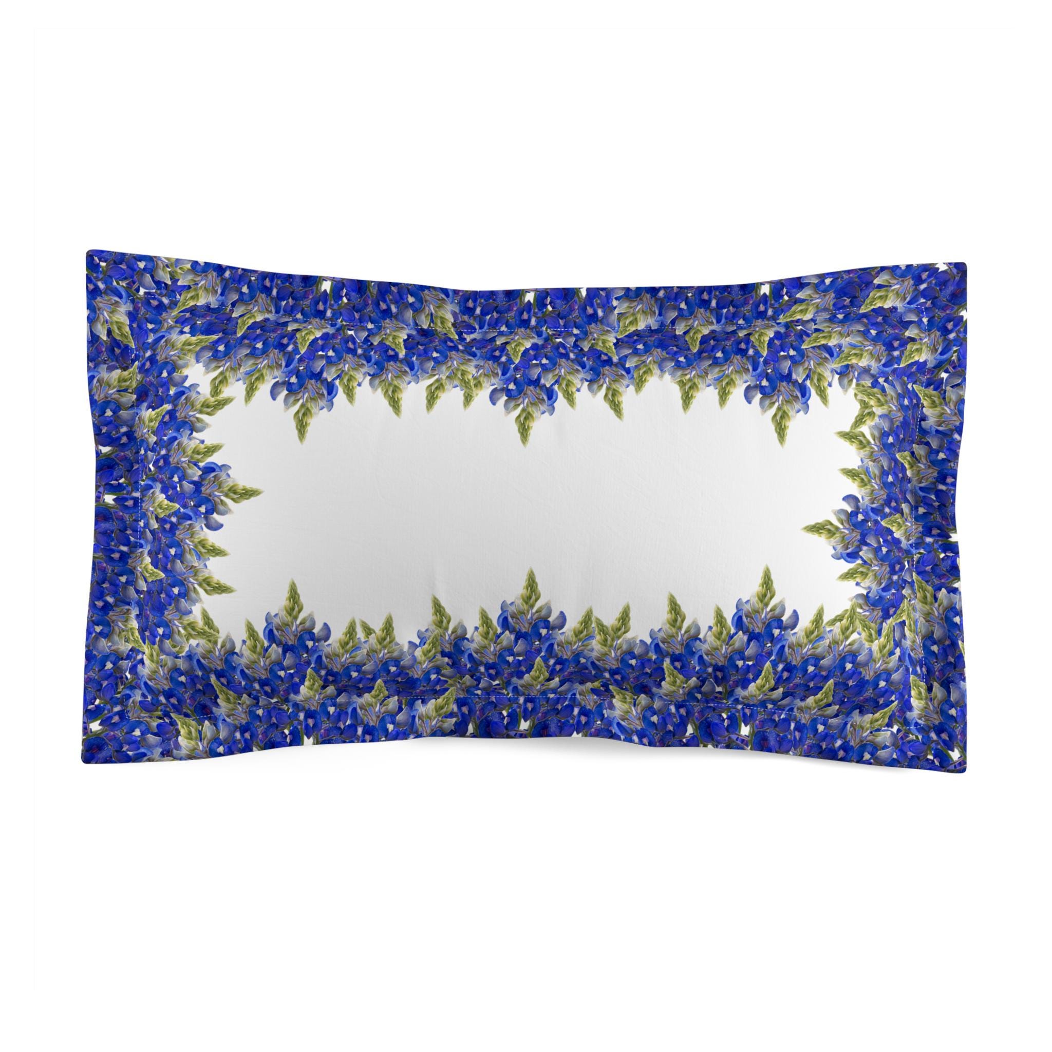 Texas Bluebonnet Microfiber Pillow Sham