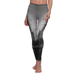 The Whispering Tower Leggings,Gothic Faith-Inspired MMW Apparel | Enchanted Corners Series